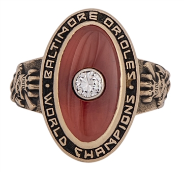 1970 Baltimore Orioles World Series Championship 14K Womens Ring 
